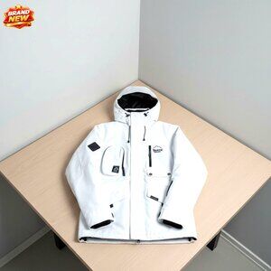Waterproof Windproof Ski Snowboard Jacket with Hood Winter Sports Coat